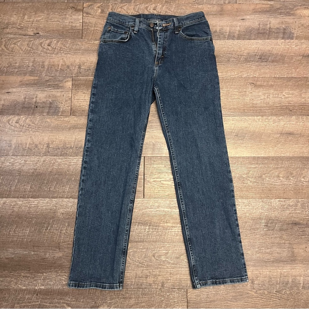 Wrangler Men's Dark Blue Straight Jeans